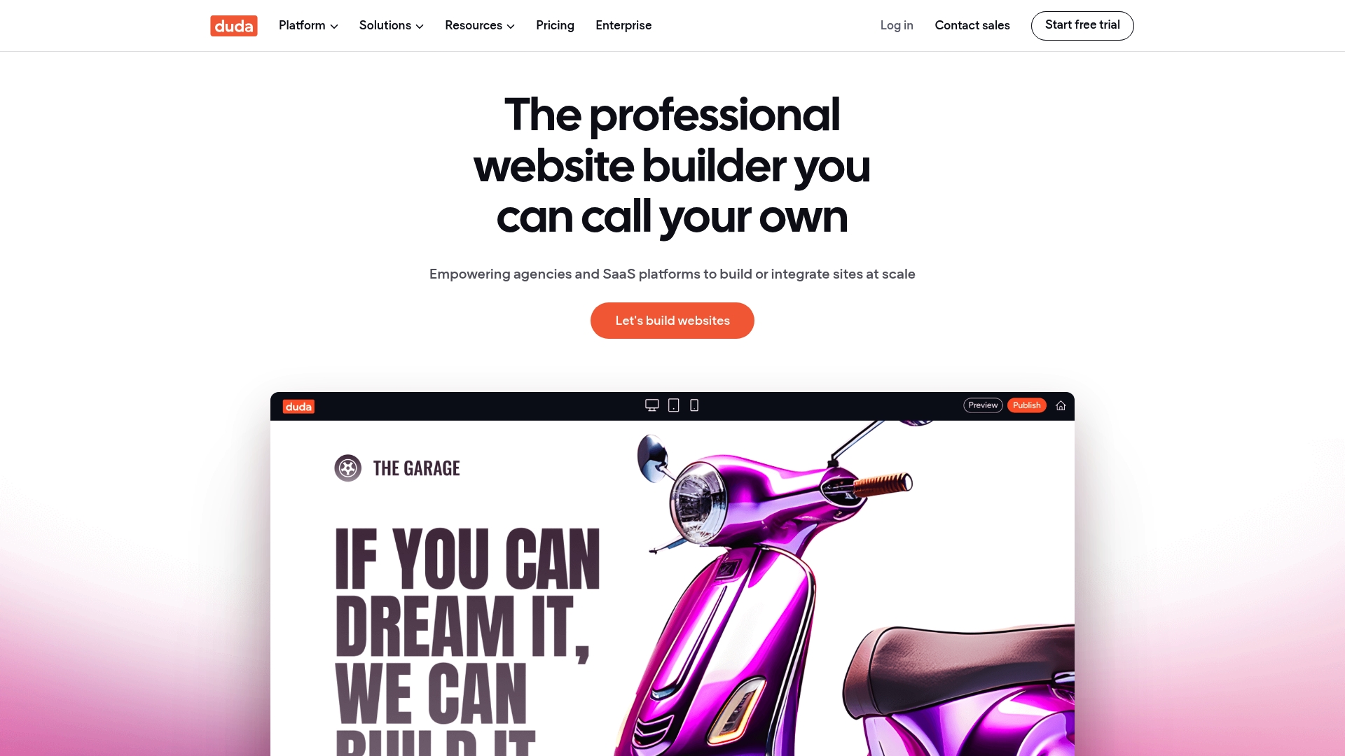 Duda - Duda Homepage
