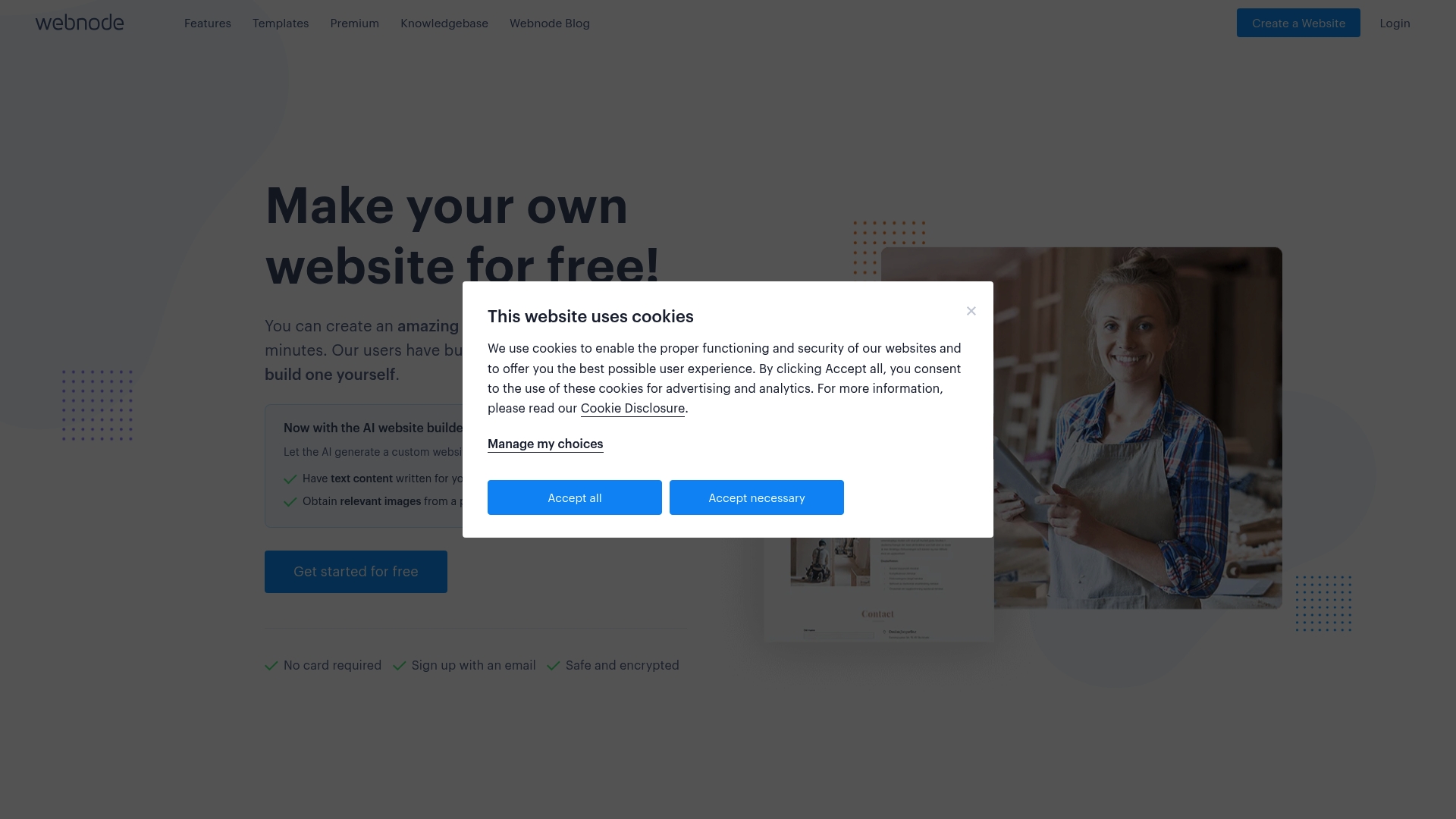 Webnode - Webnode Homepage