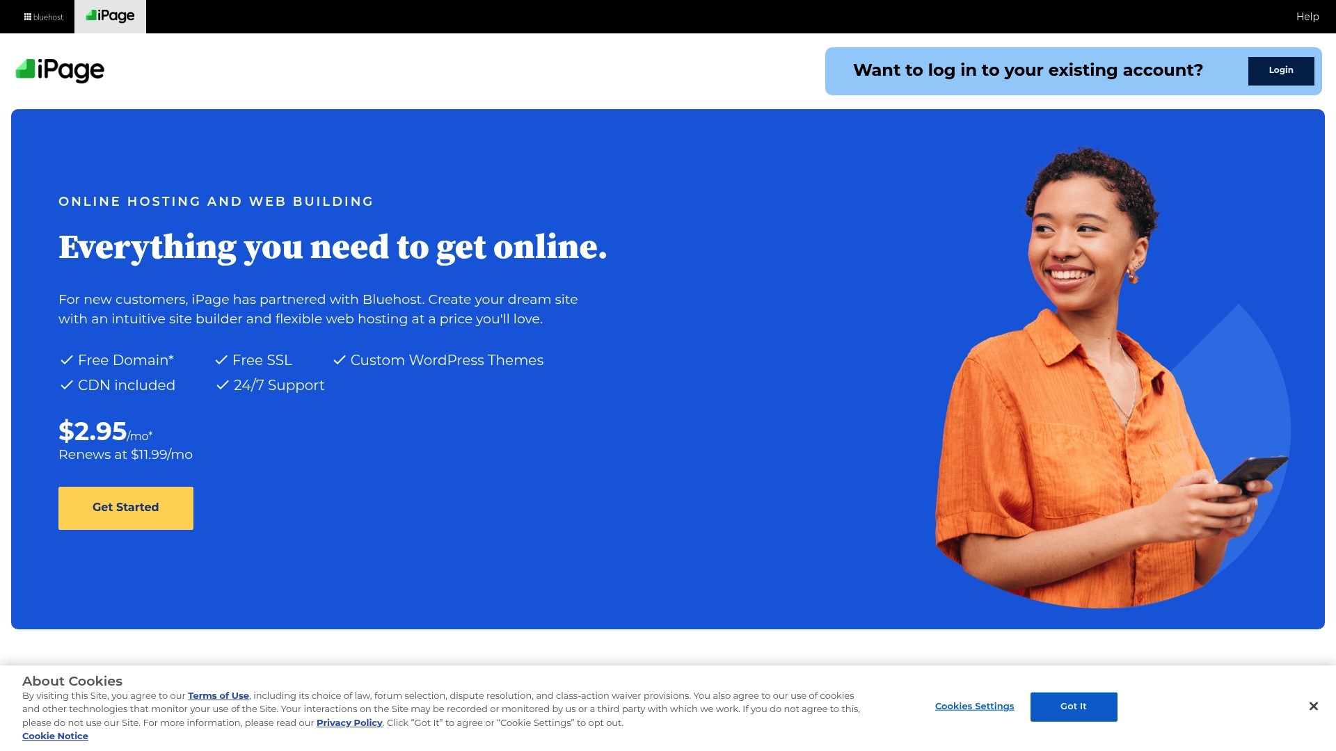 iPage by Bluehost - iPage by Bluehost Homepage